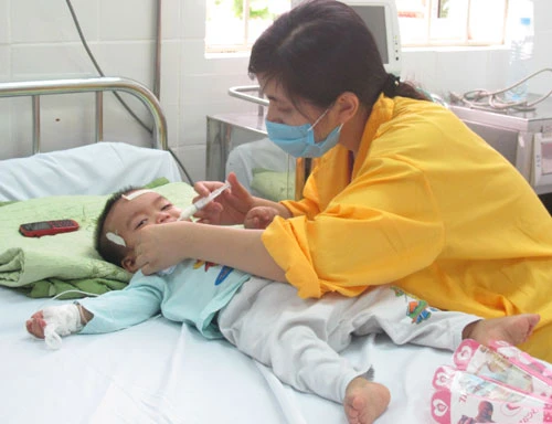 Bệnh sởi thường bùng phát vào những tháng mùa đông xuân. Ảnh:N.Phương. soi11-1850-1415868012.jpg