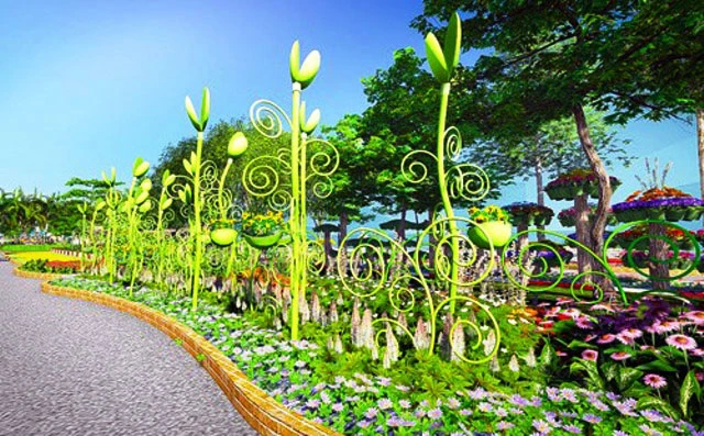 đường hoa, Ất Mùi, Nguyễn Huệ, Hàm Nghi đường hoa, Ất Mùi, Nguyễn Huệ, Hàm Nghi