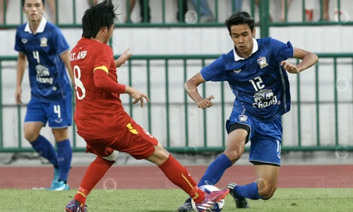 Việt Nam đụng độ Thái Lan ở cả vòng loại thứ hai World Cup 2018 và vòng bảng SEA Games 28. Ảnh:SS a1-5618-1429676464.jpg