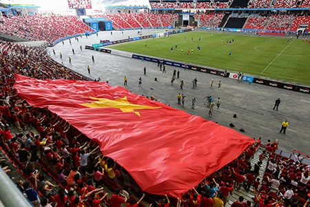 Những hình đẹp trên khán đài SEA Games 28 ảnh 18 Những hình đẹp trên khán đài SEA Games 28 ảnh 18