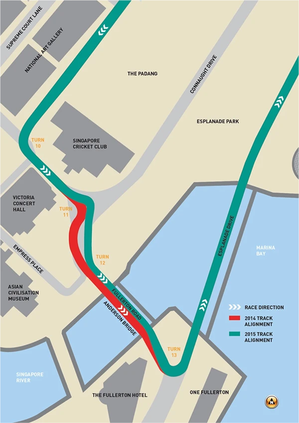 Đường đua F1 Singapore thay đổi để hấp dẫn hơn ảnh 2 Đường đua F1 Singapore thay đổi để hấp dẫn hơn ảnh 2
