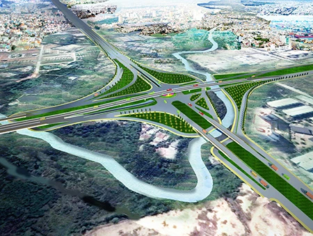 Bắt đầu xây cầu vượt, hầm chui tại nút giao Mỹ Thủy ảnh 2 Bắt đầu xây cầu vượt, hầm chui tại nút giao Mỹ Thủy ảnh 2