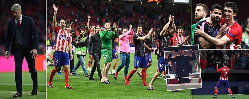 Bi kịch phút bù giờ, Arsenal bị Atletico loại cay đắng ảnh 1