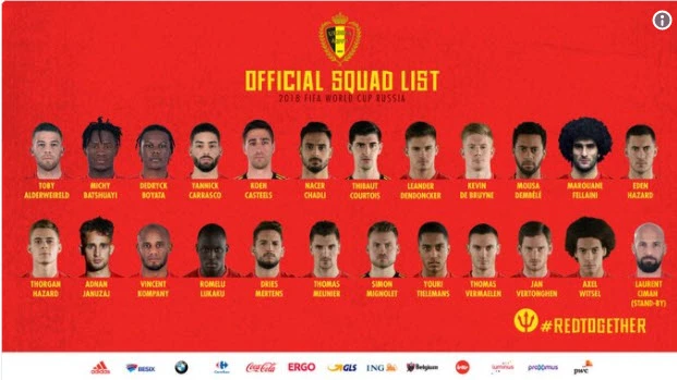 Danh sách chính thức 32 đội tuyển dự World Cup 2018 ảnh 11 Danh sách chính thức 32 đội tuyển dự World Cup 2018 ảnh 11