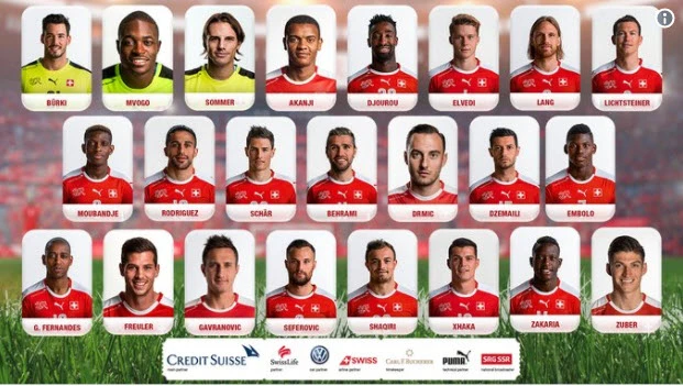 Danh sách chính thức 32 đội tuyển dự World Cup 2018 ảnh 6 Danh sách chính thức 32 đội tuyển dự World Cup 2018 ảnh 6