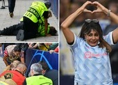 Người phụ nữ may mắn sau cú sút chệch mục tiêu của Ronaldo