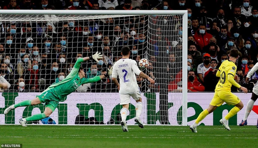 Chelsea đã khiến Real Madrid phải vả mồ hôi. ẢNH: REUTERS Chelsea đã khiến Real Madrid phải vả mồ hôi. ẢNH: REUTERS