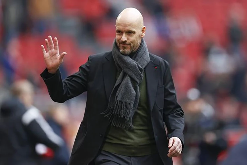 Ten Hag gần như chắc chắn trở thành thuyền trưởng MU mùa tới. ẢNH: GETTY