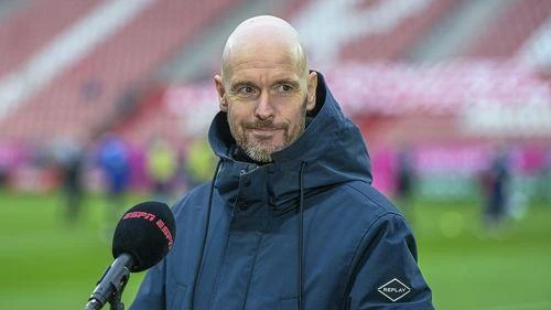 Ten Hag tránh nhắc đến MU. ẢNH: GETTY Ten Hag tránh nhắc đến MU. ẢNH: GETTY