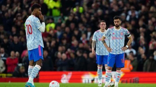 MU thi đấu như một đội bóng tầm trung ở Premier League. ẢNH: GETTY MU thi đấu như một đội bóng tầm trung ở Premier League. ẢNH: GETTY