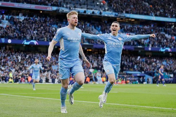 Man City vừa đánh bại Real Madrid 4-3 trong trận bán kết lượt đi trên sân Etihad. ẢNH: GETTY Man City vừa đánh bại Real Madrid 4-3 trong trận bán kết lượt đi trên sân Etihad. ẢNH: GETTY