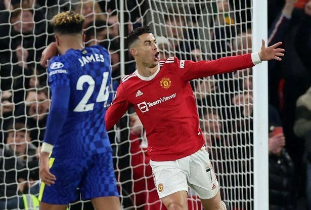 Ronaldo là vua phá lưới của Man United mùa này. ẢNH: REUTERS