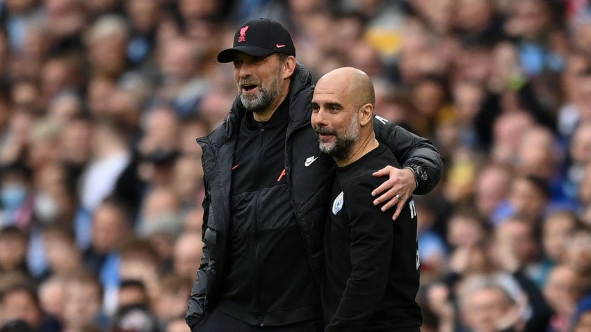 Klopp và Pep luôn tôn trọng nhau bất chấp những cuộc đối đầu nảy lửa trên sân cỏ giữa Liverpool và Man City. ẢNH: GETTY Klopp và Pep luôn tôn trọng nhau bất chấp những cuộc đối đầu nảy lửa trên sân cỏ giữa Liverpool và Man City. ẢNH: GETTY
