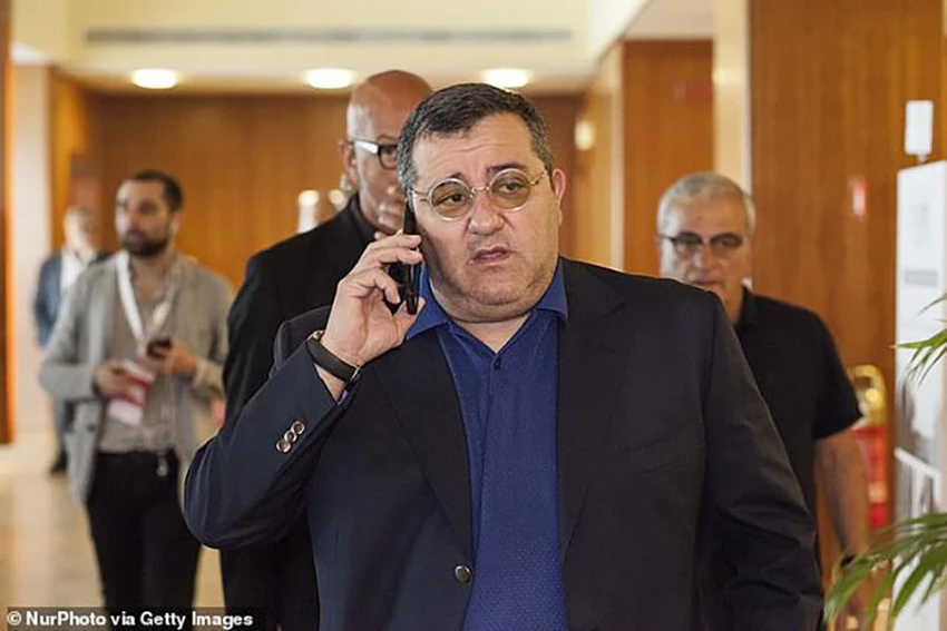 Bây giờ, Mino Raiola đã thật sự ra đi. ẢNH: GETTY Bây giờ, Mino Raiola đã thật sự ra đi. ẢNH: GETTY