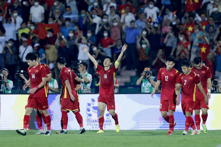 U-23 Việt Nam muốn tìm chiến thắng thứ hai tại SEA Games 31. ẢNH: ANH PHƯƠNG U-23 Việt Nam muốn tìm chiến thắng thứ hai tại SEA Games 31. ẢNH: ANH PHƯƠNG