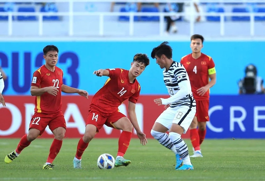 U-23 Việt Nam chơi phòng ngự kiên cường. ẢNH: ANH THỎA U-23 Việt Nam chơi phòng ngự kiên cường. ẢNH: ANH THỎA