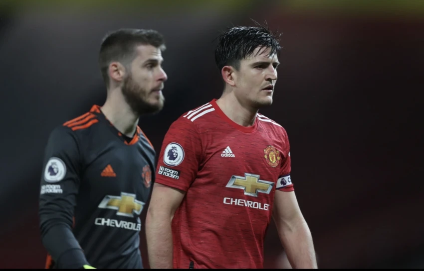De Gea sẽ bước lên thay Maguire lãnh đạo Man Utd? ẢNH: TIMES NEWSPAPER LTD De Gea sẽ bước lên thay Maguire lãnh đạo Man Utd? ẢNH: TIMES NEWSPAPER LTD