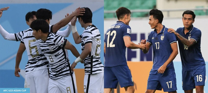 U-23 Hàn Quốc và U-23 Thái Lan đều muốn đánh bại nhau. ẢNH: AFC U-23 Hàn Quốc và U-23 Thái Lan đều muốn đánh bại nhau. ẢNH: AFC