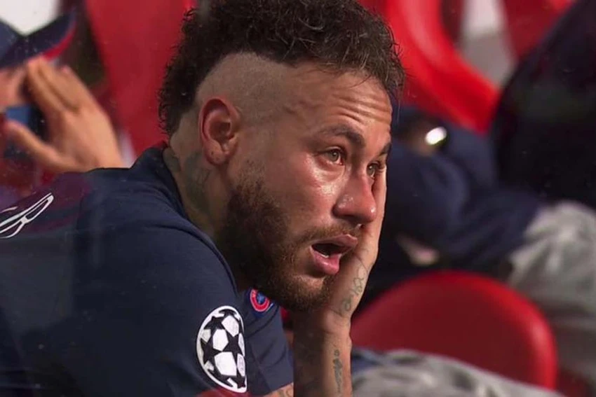 Neymar mau nước mắt nhất làng bóng đá. ẢNH: GETTY Neymar mau nước mắt nhất làng bóng đá. ẢNH: GETTY