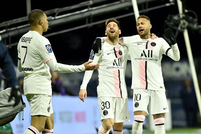 Neymar, Messi và Mbappe là bộ ba tấn công khủng nhất thế giới. ẢNH: GETTY Neymar, Messi và Mbappe là bộ ba tấn công khủng nhất thế giới. ẢNH: GETTY