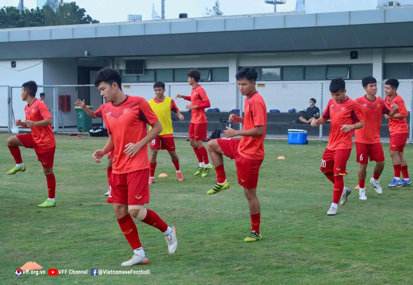 HLV Đinh Thế Nam khẳng định U-19 Việt Nam đã sẵn sàng cho trận bán kết. ẢNH: VFF HLV Đinh Thế Nam khẳng định U-19 Việt Nam đã sẵn sàng cho trận bán kết. ẢNH: VFF