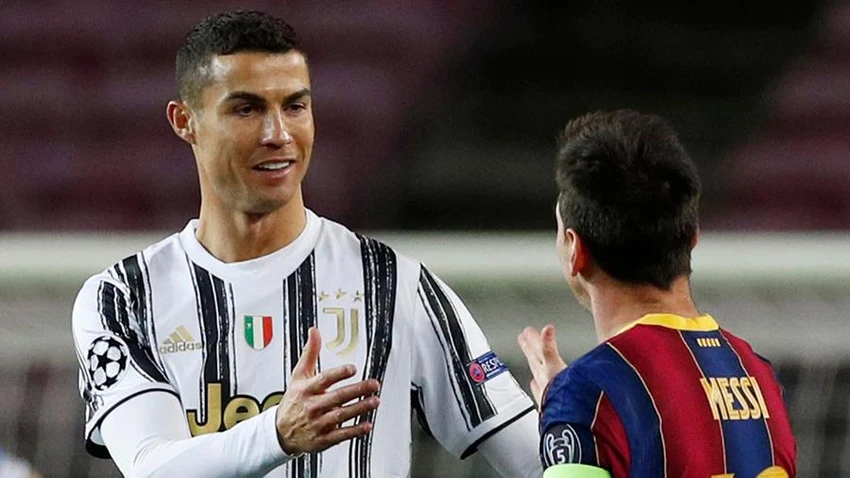 Sau khi Ronaldo ở La Liga, cả hai có 1 lần đối đầu khi Juventus đụng Barcelona ở Champions League. ẢNH: GETTY Sau khi Ronaldo ở La Liga, cả hai có 1 lần đối đầu khi Juventus đụng Barcelona ở Champions League. ẢNH: GETTY