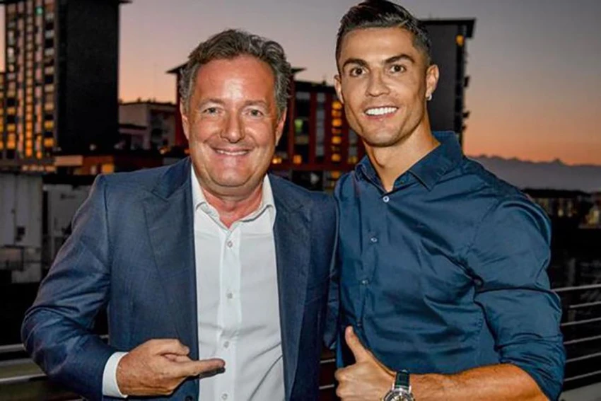 Piers Morgan khẳng định Ronaldo sẽ rời MU. ẢNH: ITV