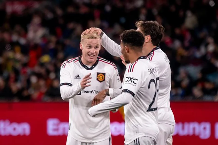 Các cầu thủ Man United đã có chuyến du đấu thành công về nhiều mặt. ẢNH: GETTY