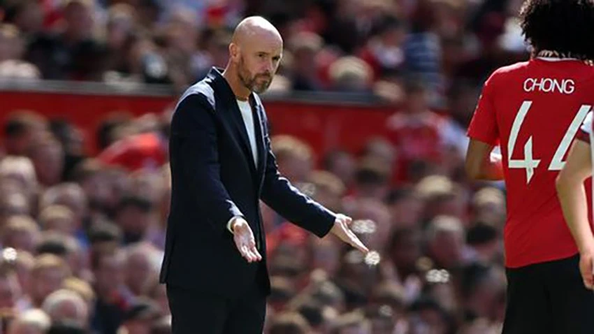 Ten Hag chê tình trạng thể lực của Ronaldo. ẢNH: GETTY Ten Hag chê tình trạng thể lực của Ronaldo. ẢNH: GETTY
