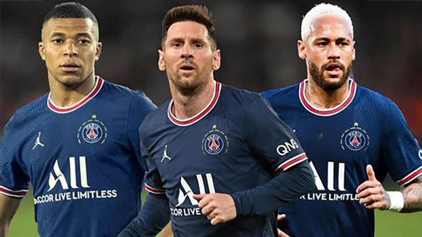 Về lý thuyết, Messi, Neymar và Mbappe là bộ ba tấn công khủng nhất thế giới. ẢNH: MIRROR Về lý thuyết, Messi, Neymar và Mbappe là bộ ba tấn công khủng nhất thế giới. ẢNH: MIRROR