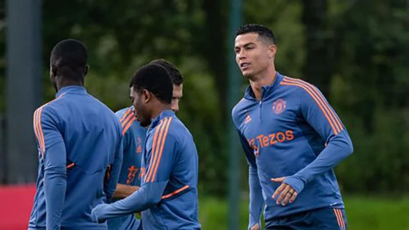 Ronaldo tập luyện tích cực trong những ngày gần đây và đã sẵn sàng ra sân. ẢNH: GETTY Ronaldo tập luyện tích cực trong những ngày gần đây và đã sẵn sàng ra sân. ẢNH: GETTY