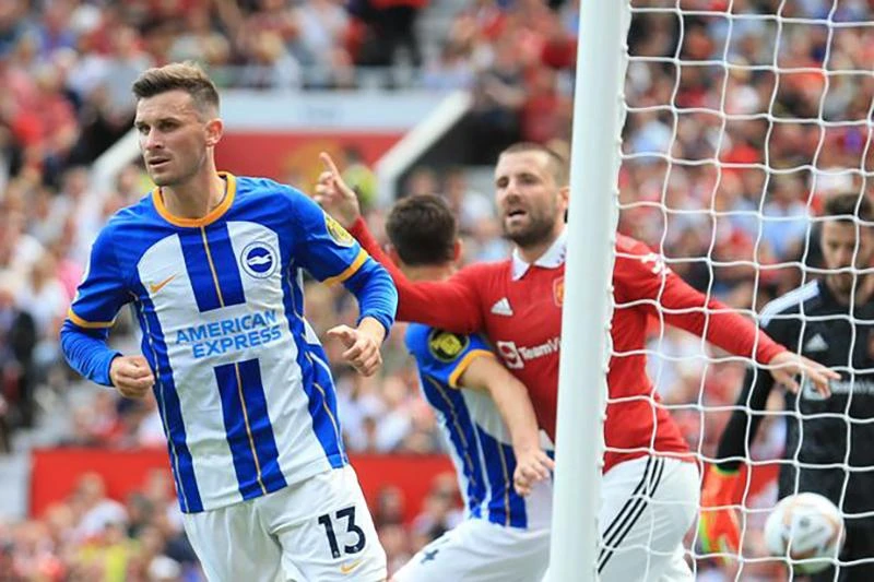 MU chơi một trận rất tệ trước Brighton, đặc biệt trong hiệp 1. ẢNH: GETTY