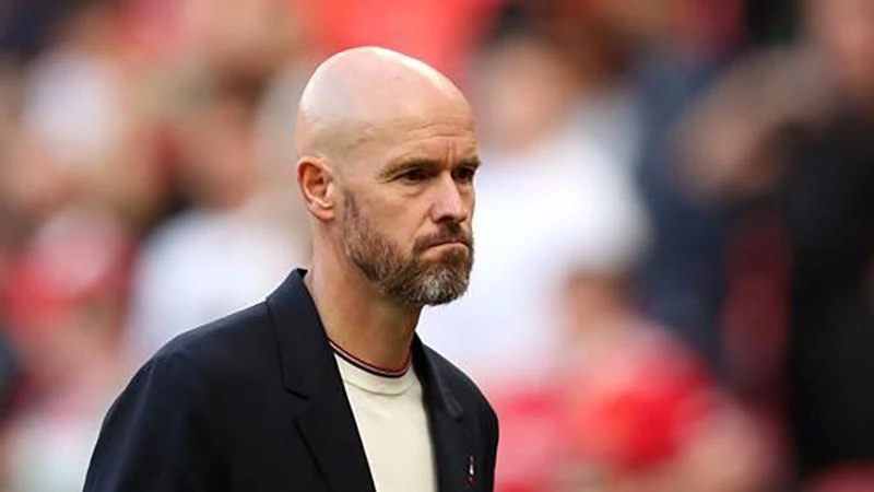 Ten Hag đã cảm nhận rõ áp lực rất lớn ở Old Trafford. ẢNH: GETTY Ten Hag đã cảm nhận rõ áp lực rất lớn ở Old Trafford. ẢNH: GETTY