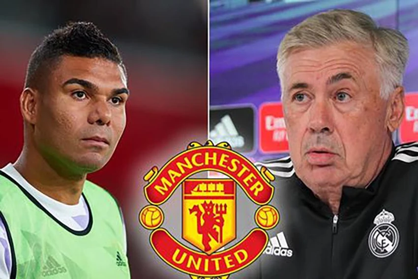 Ancelotti không hiểu vì sao Casemiro lại chọn rời nhà vô địch Champions League để đến một CLB đang hỗn loạn như MU. ẢNH: MIRROR