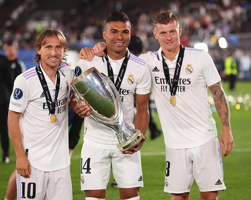 Rooney tin rằng Casemiro đã 30 tuổi không phải là phương án dài hạn của Man United dù tiền vệ người Brazil này có 5 danh hiệu Champions League. ẢNH: GETTY