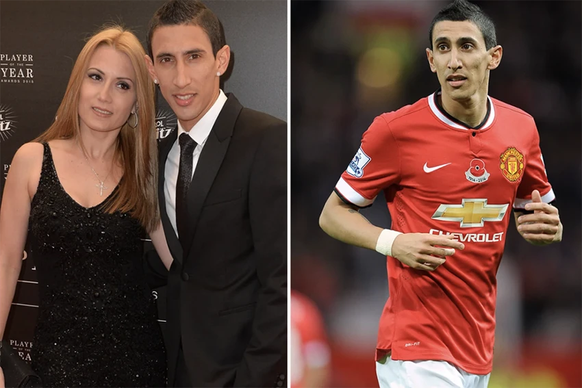 Di Maria và vợ không thể thích nghi được với cuộc sống tại "xứ sở sương mù". ẢNH: SUN SPORTS Di Maria và vợ không thể thích nghi được với cuộc sống tại "xứ sở sương mù". ẢNH: SUN SPORTS