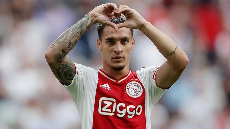 Trái tim của Antony không còn nằm ở Ajax. ẢNH: GETTY Trái tim của Antony không còn nằm ở Ajax. ẢNH: GETTY