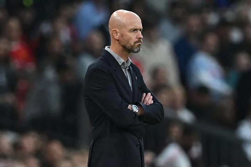 Liệu Erik Ten Hag có sử dụng Rashford ở vị trí đá cắm lâu dài? ẢNH: GETTY