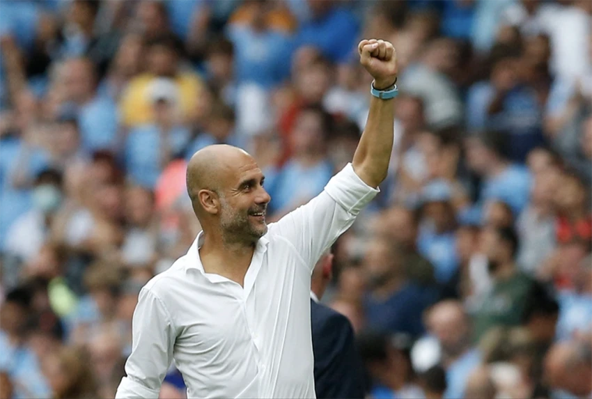 Pep Guardiola đã thay đổi hoàn toàn bộ mặt Manchester City. ẢNH: REUTERS Pep Guardiola đã thay đổi hoàn toàn bộ mặt Manchester City. ẢNH: REUTERS