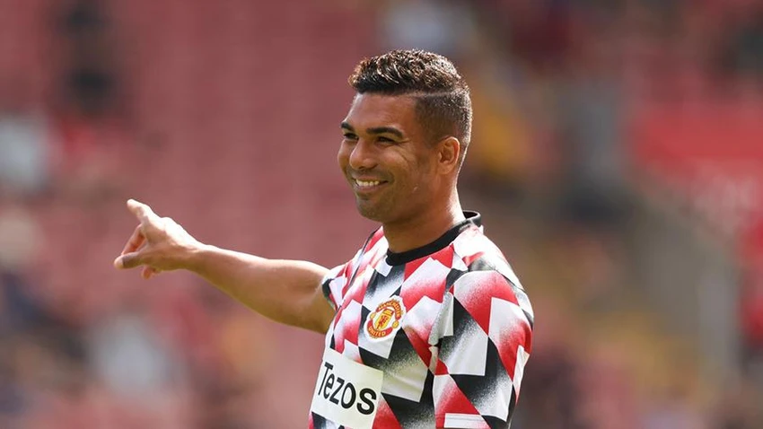 Casemiro cần thêm thời gian thích nghi với hệ thống chiến thuật của Ten Hag tại MU. ẢNH: GETTY
