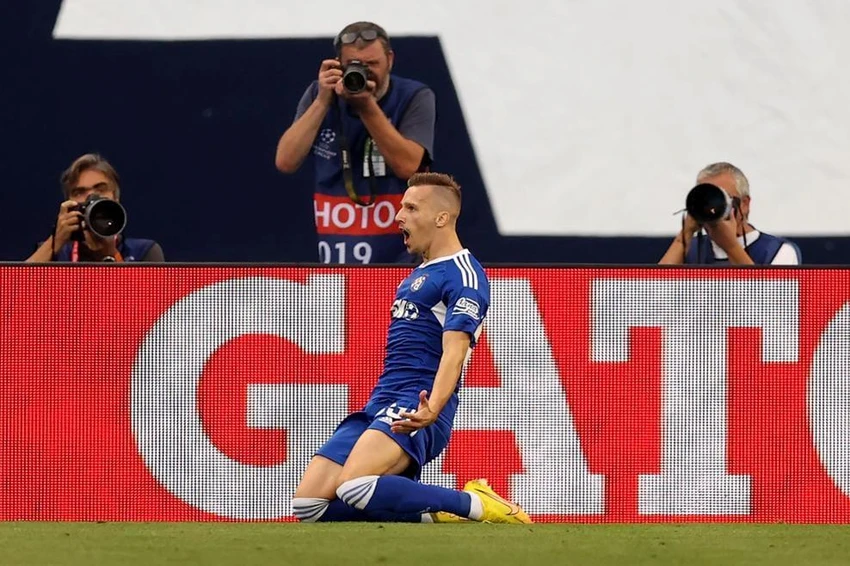Orsic là người ghi bàn duy nhất cho trận đấu ở phút 13. Ảnh: UEFA Orsic là người ghi bàn duy nhất cho trận đấu ở phút 13. Ảnh: UEFA
