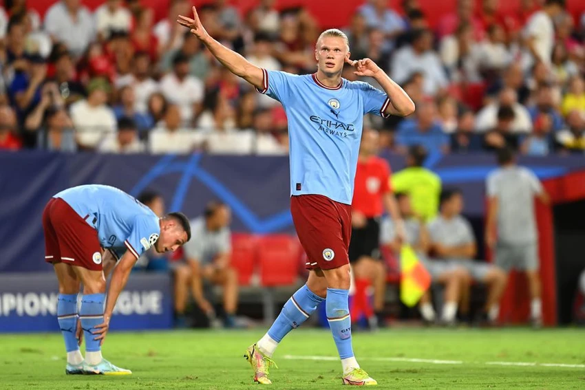 Man City có chiến thắng dễ dàng trước Sevilla. Ảnh: UEFA Man City có chiến thắng dễ dàng trước Sevilla. Ảnh: UEFA