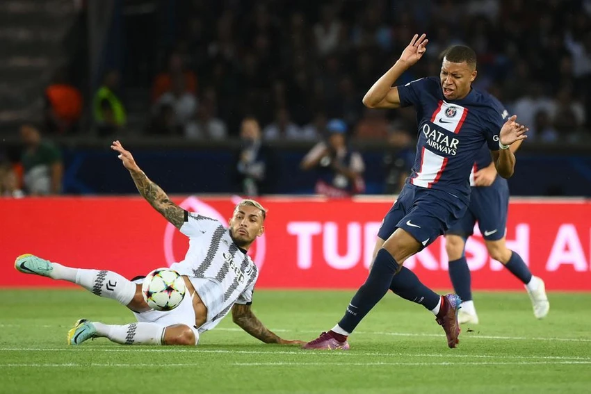 Mbappe là ngôi sao sáng nhất của trận đấu. Ảnh: UEFA Mbappe là ngôi sao sáng nhất của trận đấu. Ảnh: UEFA