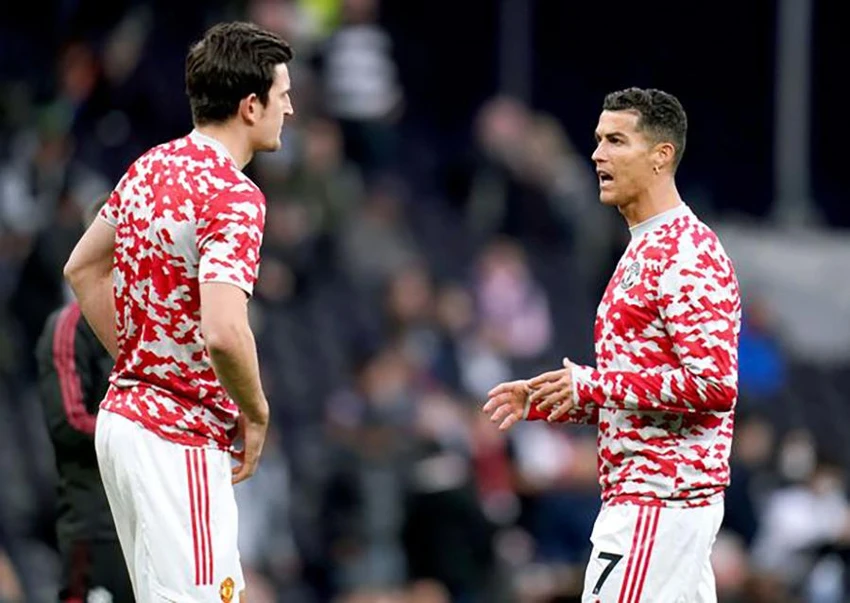 Ten Hag sẽ trao cơ hội cho Ronaldo và Maguire đá chính. ẢNH: PA
