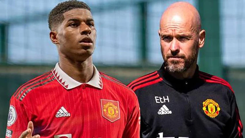Ten Hag trao suất đá chính cho Rashford nhưng sẵn sàng đẩy những Maguire hay Shaw lên ghế dự bị. ẢNH: MIRROR Ten Hag trao suất đá chính cho Rashford nhưng sẵn sàng đẩy những Maguire hay Shaw lên ghế dự bị. ẢNH: MIRROR