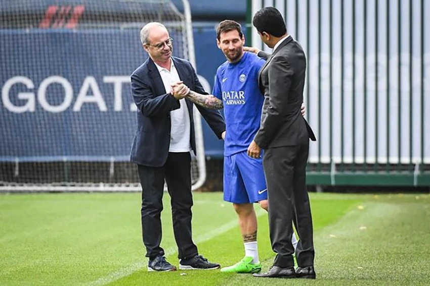Campos có thể vừa làm việc với Lionel Messi tại PSG vừa làm việc với các ngôi sao tại Chelsea. ẢNH: GETTY