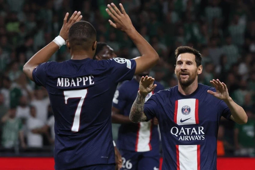 Messi là ngôi sao sáng nhất trận đấu với 1 bàn thắng và 1 đường kiến tạo thành bàn. Ảnh: UEFA