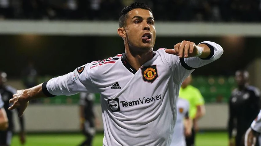 Cristiano Ronaldo ghi bàn đầu tiên ở mùa giải mới và cũng là bàn thắng ấn định tỉ số 2-0 của Man United trước Sheriff. ẢNH: GETTY Cristiano Ronaldo ghi bàn đầu tiên ở mùa giải mới và cũng là bàn thắng ấn định tỉ số 2-0 của Man United trước Sheriff. ẢNH: GETTY