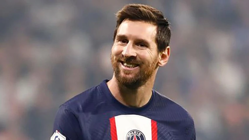 Messi hạnh phúc vì đang đạt phong độ cao tại PSG. ẢNH: GETTY