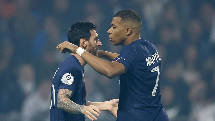 Messi rất khó xử giữa mâu thuẫn giữa Mbappe và Neymar. ẢNH: GETTY